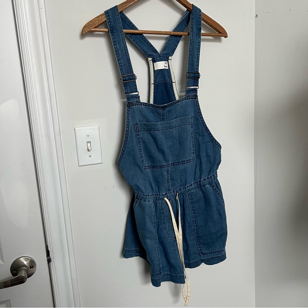 Wilfred Free Soft Denim Shortalls / Romper – XXS - Picture 3 of 5
